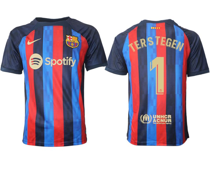 Men 2022-2023 Club Barcelona home aaa version blue 1 Soccer Jersey
